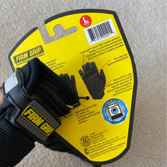 NWT FIRM GRIP Gloves Water Resistant Size Large - Picture 6 of 8
